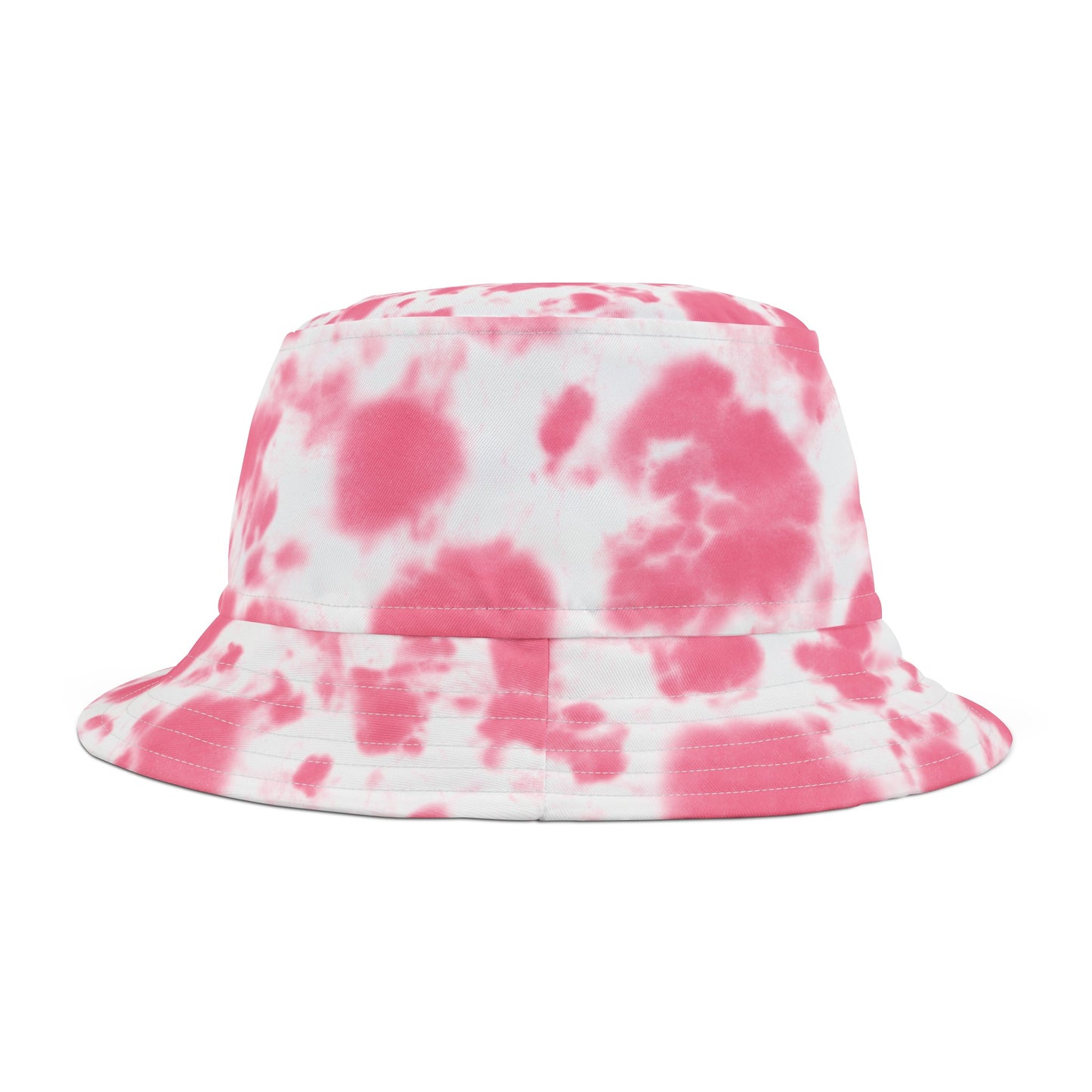 Pink Splash Tie-Dye Bucket Hat