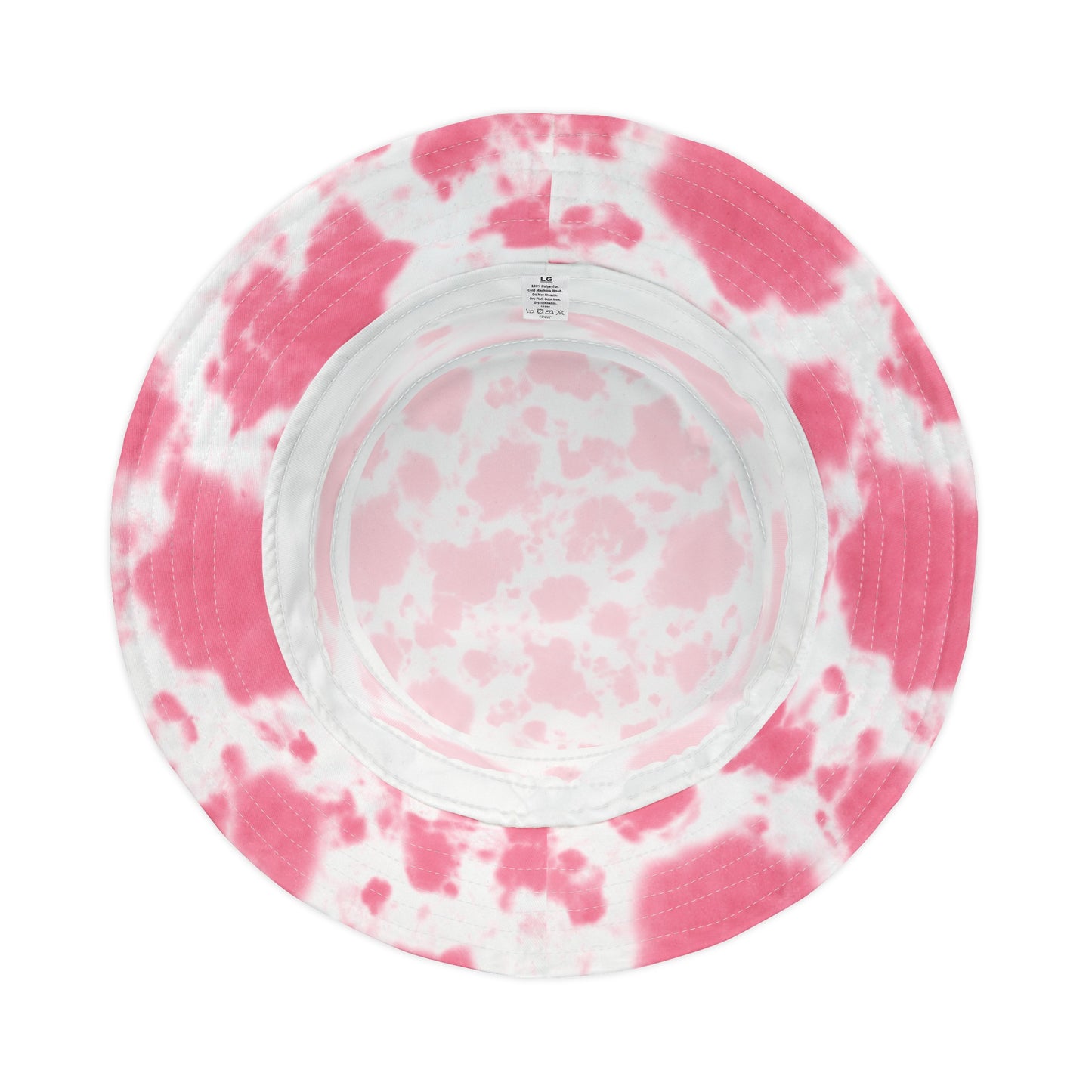 Pink Splash Tie-Dye Bucket Hat